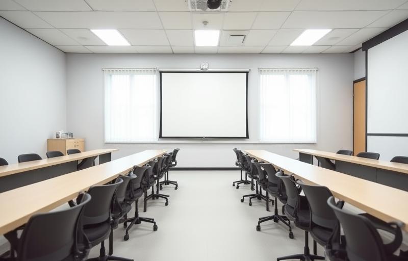 Modern classroom setting at Balkan English Academy